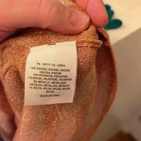 Anthropologie Cora Metallic Zebra Tank-Sz XS - Picture 5 of 5